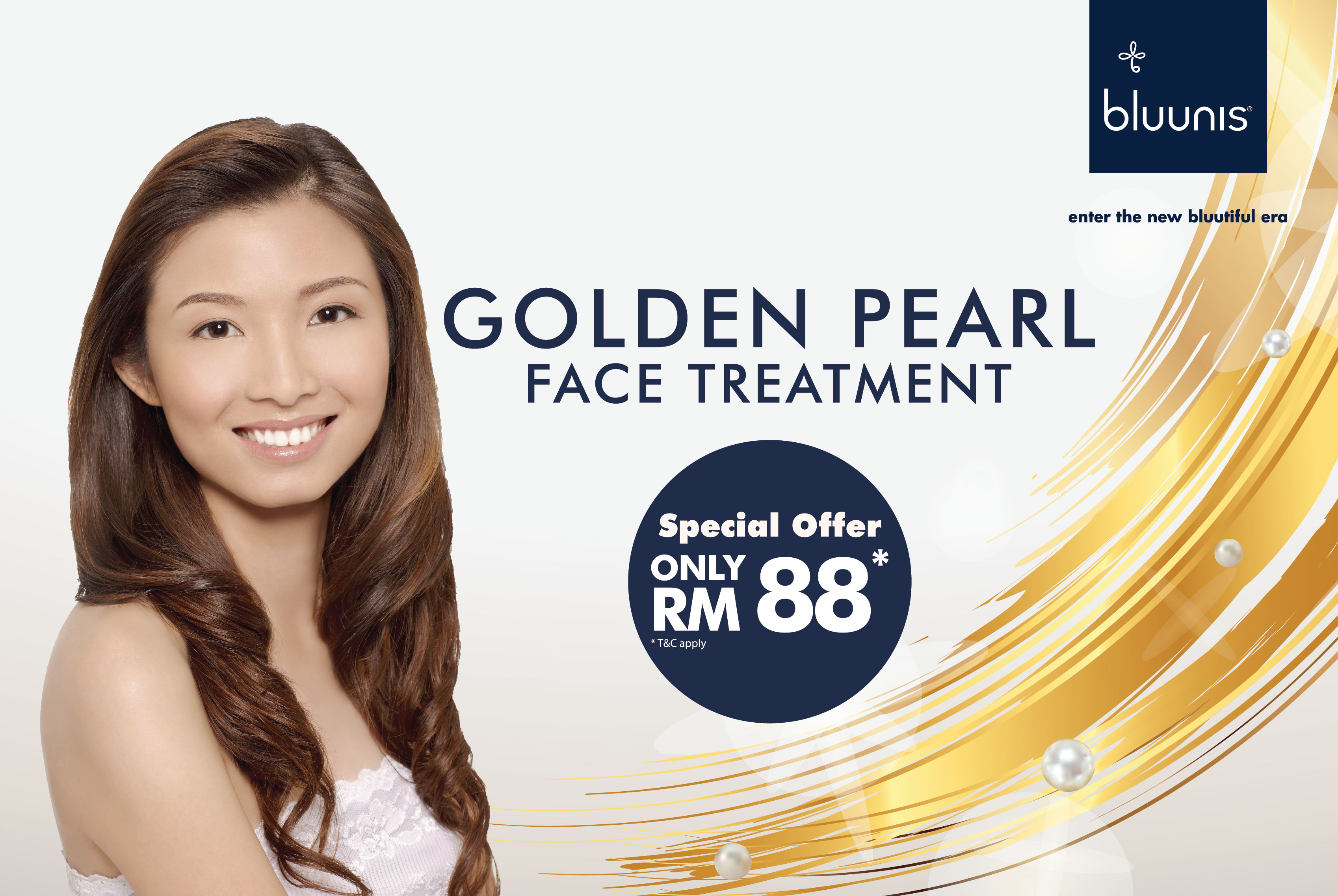 bluunis new facial treatment Golden Pearl